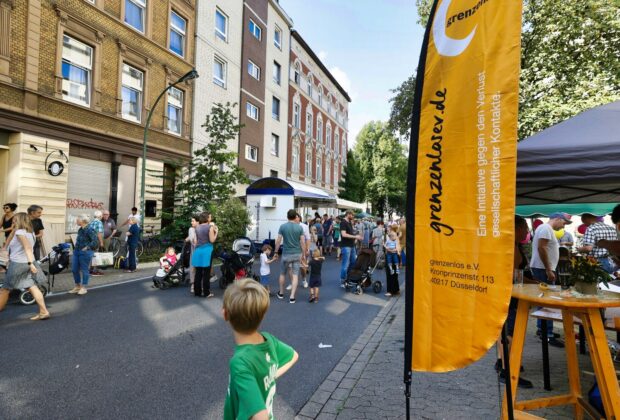 Das Café Grenzenlos in Düsseldorf Bilk lädt auch in diesem jahr zum Sommerfest ein