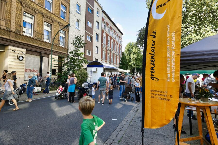 Das Café Grenzenlos in Düsseldorf Bilk lädt auch in diesem jahr zum Sommerfest ein