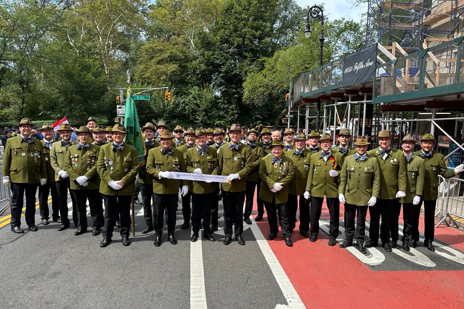 Reserve des Sebastianer von 1316 Takes Part in the German-American Steuben Parade in New York