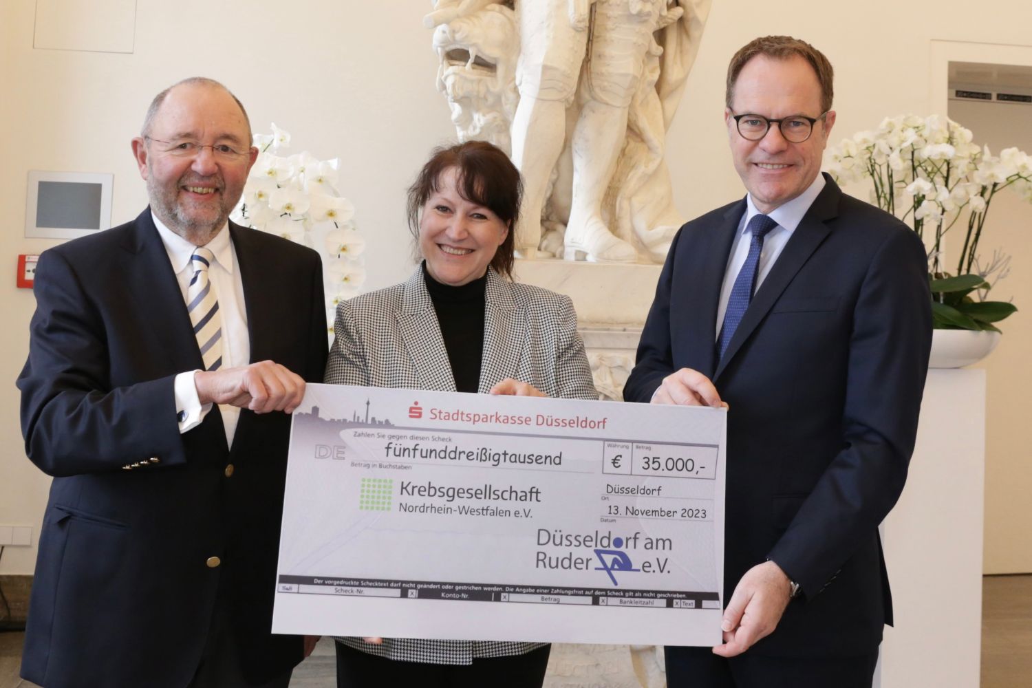 Düsseldorf at the Helm for People with Cancer: Charity Regatta Raises 35,000 Euros